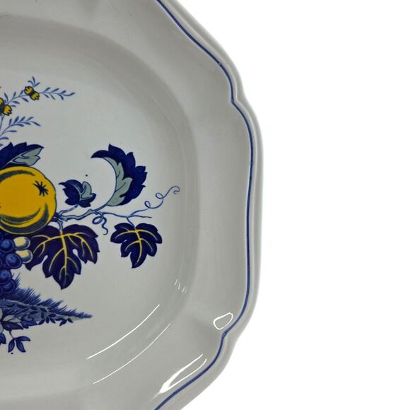 Spode England | Blue Bird Platter-S374 | Size 14.25x11 - Picture 3 of 5